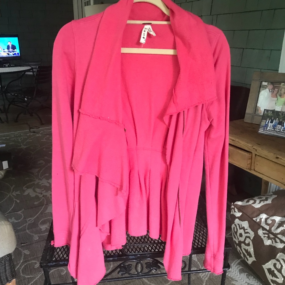 Free People Asymmetrical Jacket. Small